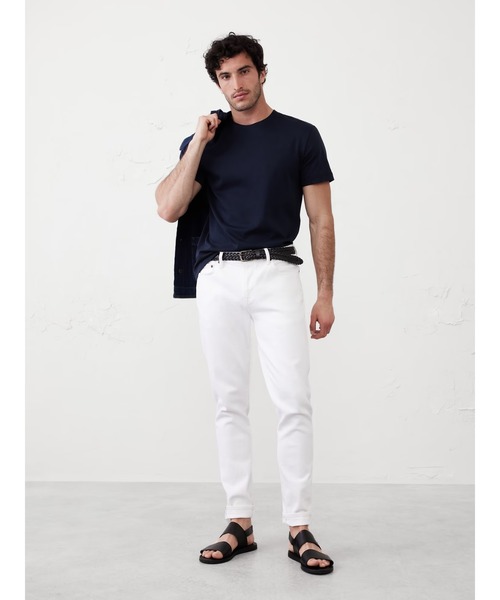 BANANA REPUBLIC FACTORY STORE(バナナリパブリック ファクトリーストア)の「BANANA REPUBLIC FACTORY STORE LUXE TOUCH クルーネックTシャツ半袖(Tシャツ/カットソー・メンズ・ホワイト/ネイビー/ナチュラル/その他/ライトブルー/ブラック/ブルー/アイボリー・S/M/L/XL)」の18枚目の写真