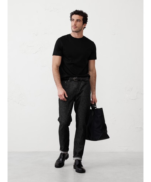 BANANA REPUBLIC FACTORY STORE(バナナリパブリック ファクトリーストア)の「BANANA REPUBLIC FACTORY STORE LUXE TOUCH クルーネックTシャツ半袖(Tシャツ/カットソー・メンズ・ホワイト/ネイビー/ナチュラル/その他/ライトブルー/ブラック/ブルー/アイボリー・S/M/L/XL)」の19枚目の写真