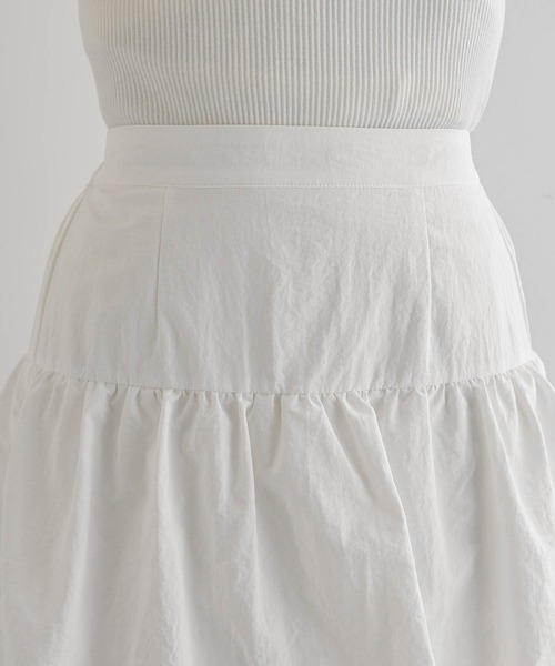 セール】ランダムフリルティアードロングスカート（スカート