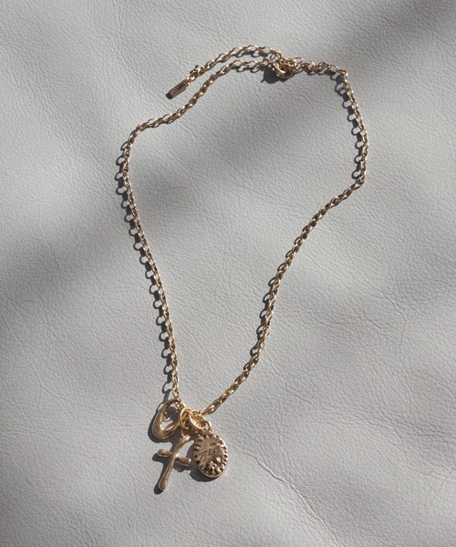 ヴィンテージ クロス チャーム ネックレス（ネックレス）｜GOLDY
