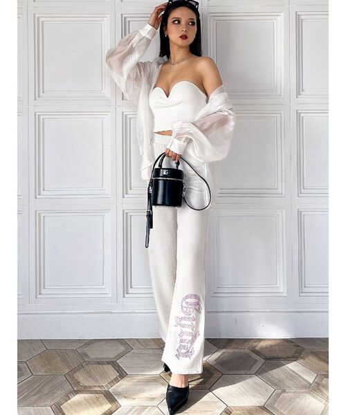 GYDA（ジェイダ）の「オーバーシアーシャツ（シャツ/ブラウス・レディース・ブラック/スカイブルー/オフホワイト・FREE）」の11枚目の写真