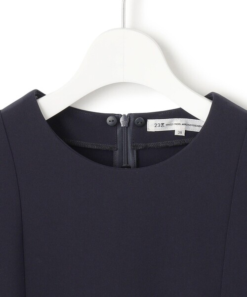 セール】【VERYコラボ】トリアセダブルジョーゼット レース襟 ブラウス