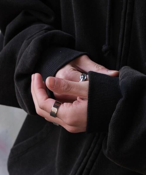 WEGO（ウィゴー）の「WEGO/ケミカルウォッシュバルーンZIPパーカー（パーカー・メンズ・ブラック・MEDIUM/LARGE）」の9枚目の写真