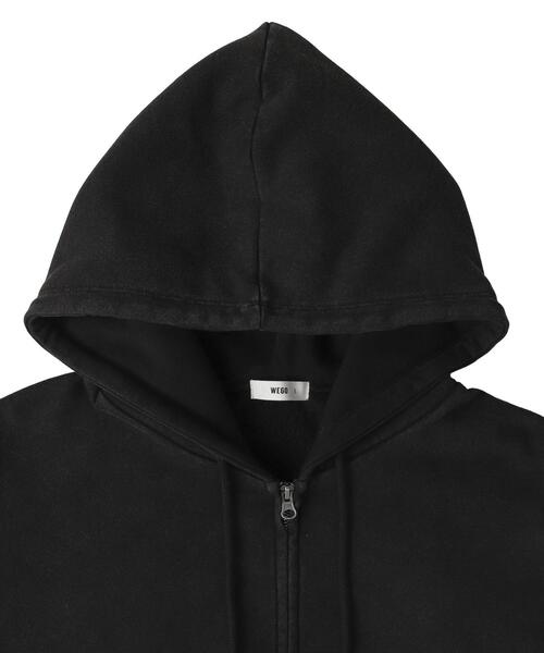 WEGO（ウィゴー）の「WEGO/ケミカルウォッシュバルーンZIPパーカー（パーカー・メンズ・ブラック・MEDIUM/LARGE）」の3枚目の写真