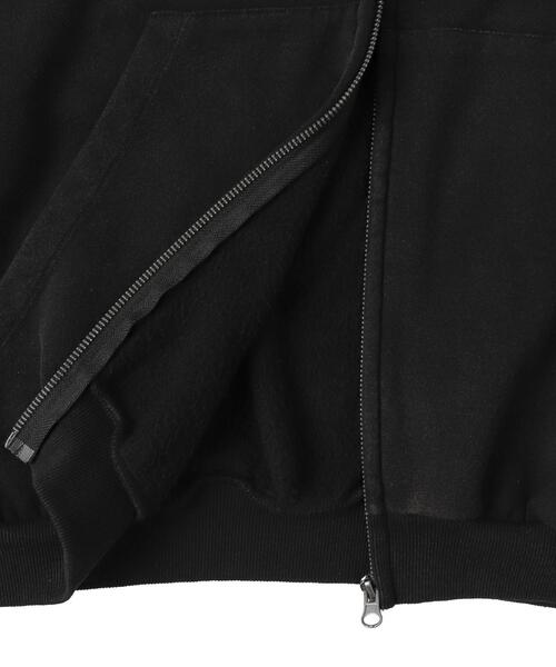 WEGO（ウィゴー）の「WEGO/ケミカルウォッシュバルーンZIPパーカー（パーカー・メンズ・ブラック・MEDIUM/LARGE）」の6枚目の写真