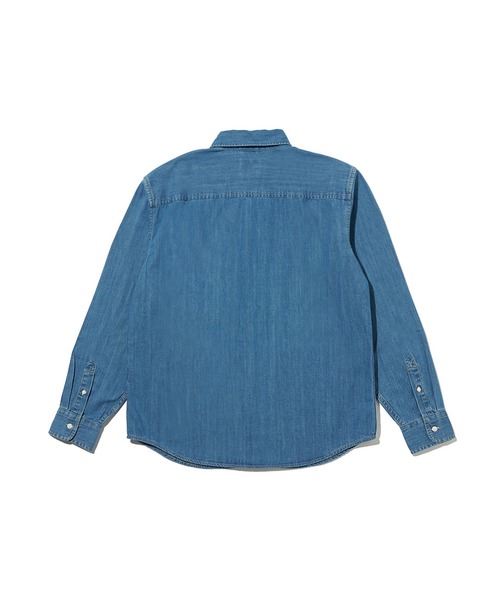 Levi's（リーバイス）の「Levi's/リーバイス オーセンティック ボタンダウンシャツ ミディアムインディゴ（シャツ/ブラウス・メンズ・インディゴブルー・S/M/L/XL）」の3枚目の写真