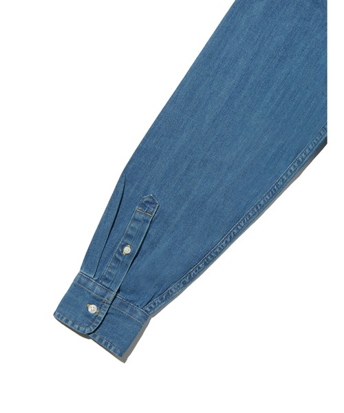 Levi's（リーバイス）の「Levi's/リーバイス オーセンティック ボタンダウンシャツ ミディアムインディゴ（シャツ/ブラウス・メンズ・インディゴブルー・S/M/L/XL）」の5枚目の写真