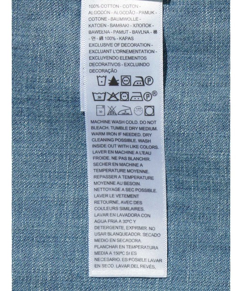 Levi's（リーバイス）の「Levi's/リーバイス オーセンティック ボタンダウンシャツ ミディアムインディゴ（シャツ/ブラウス・メンズ・インディゴブルー・S/M/L/XL）」の8枚目の写真