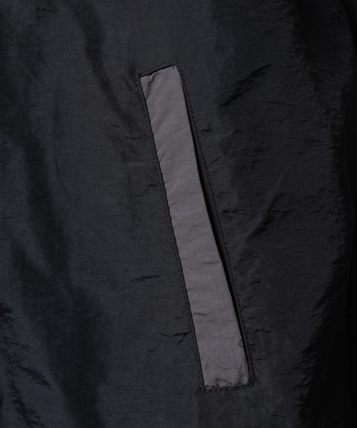 SUGGESTION（サジェッション）の「Nylon switching full zip blouson / ナイロン切り替え フルジップブルゾン unisex（ナイロンジャケット・メンズ・ワイン/ブラック/オフホワイト・M/L）」の12枚目の写真