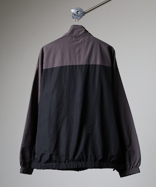 SUGGESTION（サジェッション）の「Nylon switching full zip blouson / ナイロン切り替え フルジップブルゾン unisex（ナイロンジャケット・メンズ・ワイン/ブラック/オフホワイト・M/L）」の15枚目の写真