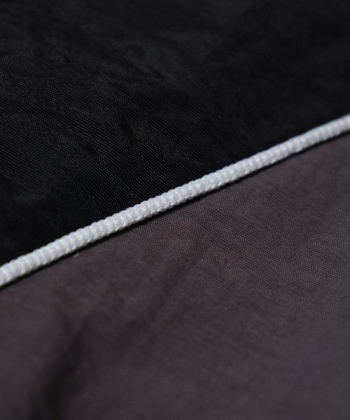 SUGGESTION（サジェッション）の「Nylon switching full zip blouson / ナイロン切り替え フルジップブルゾン unisex（ナイロンジャケット・メンズ・ワイン/ブラック/オフホワイト・M/L）」の16枚目の写真