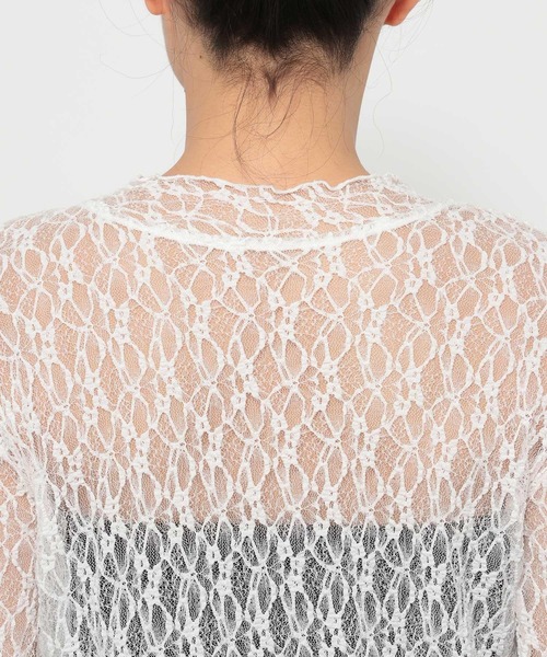 HARE シアーレースタイトトップス HARE tシャツ シアーレースタイトトップス(HARE) レディース