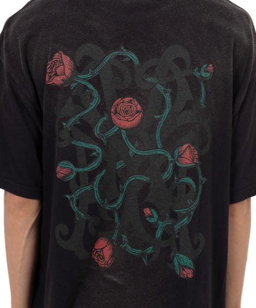 KAMIYA KMY-ROSE DISTRESSED Pocket Tシャツ 半袖 天竺 KMY-ROSE” Distressed T-shirt（Tシャツ/カットソー）｜KAMIYA