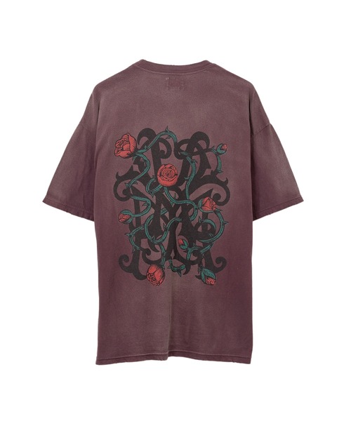 KAMIYA KMY-ROSE DISTRESSED Pocket Tシャツ 半袖 天竺 KMY-ROSE” Distressed T-shirt（Tシャツ/カットソー）｜KAMIYA