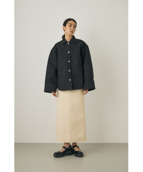 M_（エムアンダーバー）の「【M_】OGC QUILTING ジャケット（ブルゾン・レディース・アイボリー/ブラック・FREE）」の5枚目の写真