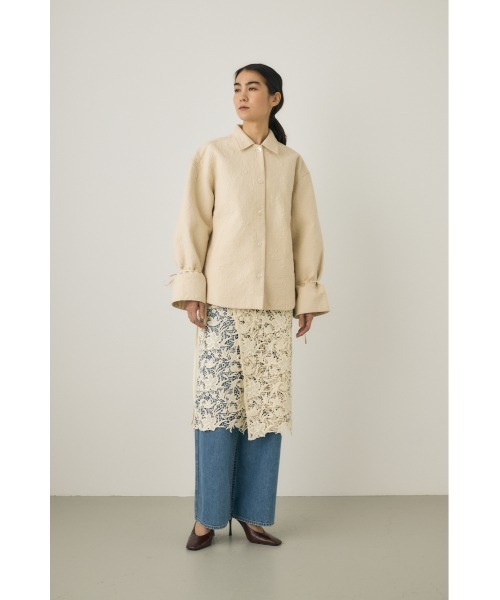 M_（エムアンダーバー）の「【M_】OGC QUILTING ジャケット（ブルゾン・レディース・アイボリー/ブラック・FREE）」の11枚目の写真