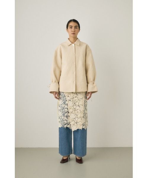 M_（エムアンダーバー）の「【M_】OGC QUILTING ジャケット（ブルゾン・レディース・アイボリー/ブラック・FREE）」の12枚目の写真