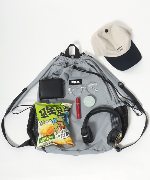 韓国✨完売『FILA×ティニピン』ハチュピン総柄 2WAYリュック&ショルダー① 完売✨韓国『FILA×ティニピン』ハチュピン総柄 2WAYリュック