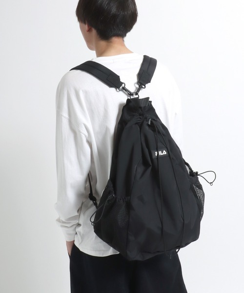 セール】FILA（フィラ）ドローコード サイドメッシュポケット