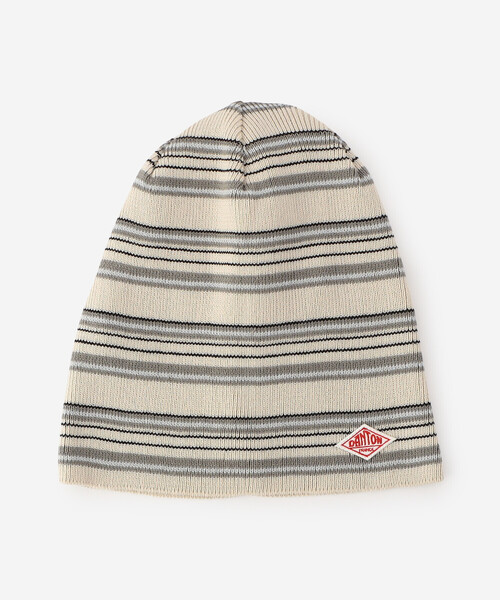 DANTON(ダントン)の「DANTON | コットン ニットウォッチキャップ(ニットキャップ/ビーニー・レディース・ベージュ系その他/ホワイト系その他5/ブルー系その他5・F)」の2枚目の写真