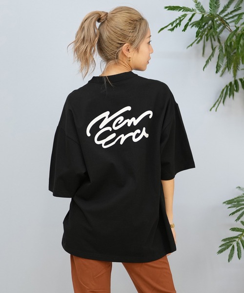 【ニューエラ】オーバーサイズド バックプリントTシャツ ユニセックス】NEW ERA/ニューエラ オーバーサイズ/バック