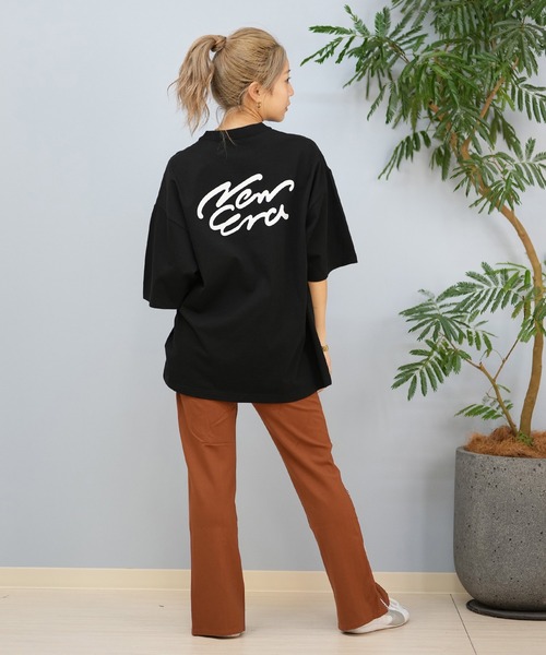 【ニューエラ】オーバーサイズド バックプリントTシャツ NEW ERA tシャツ ERA/ニューエラ 半袖Tシャツ バックプリント