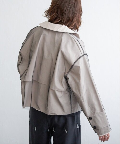 notch.（ノッチ）の「チュールレイヤードショートトレンチコート（トレンチコート・レディース・ブラック/その他1・M）」の14枚目の写真