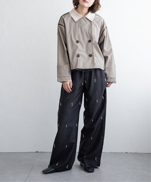 notch.（ノッチ）の「チュールレイヤードショートトレンチコート（トレンチコート・レディース・ブラック/その他1・M）」の16枚目の写真