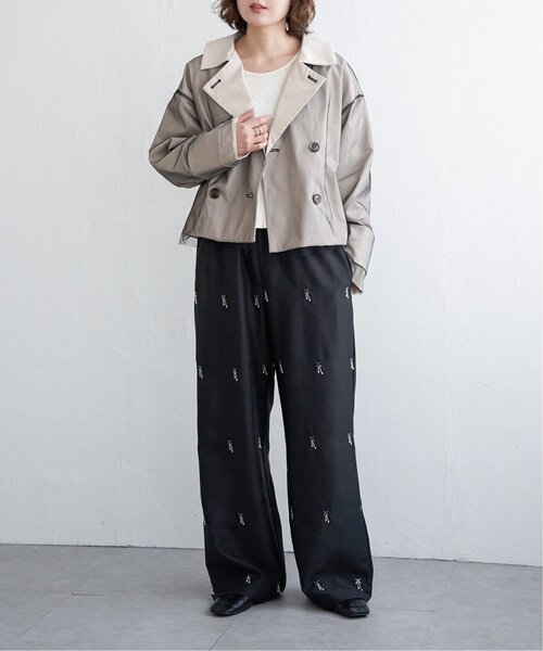 notch.（ノッチ）の「チュールレイヤードショートトレンチコート（トレンチコート・レディース・ブラック/その他1・M）」の17枚目の写真