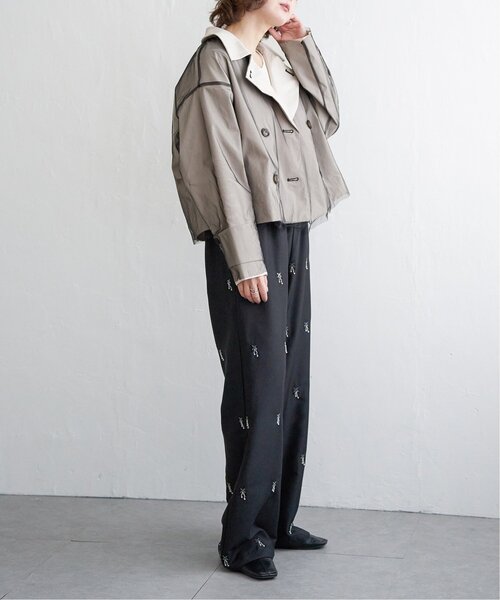 notch.（ノッチ）の「チュールレイヤードショートトレンチコート（トレンチコート・レディース・ブラック/その他1・M）」の18枚目の写真