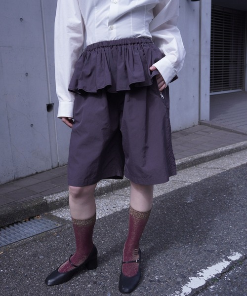 G.V.G.V.(ジーヴィージーヴィー)の「NYLON SHORTS(その他パンツ・レディース・グレー/ブラウン・36)」の2枚目の写真