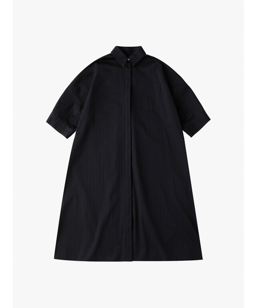 Mackintosh(マッキントッシュ)の「TERREGLES(シャツワンピース・レディース・ネイビー/ホワイト・6)」の1枚目の写真