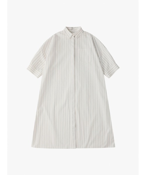 Mackintosh(マッキントッシュ)の「TERREGLES(シャツワンピース・レディース・ネイビー/ホワイト・6)」の2枚目の写真