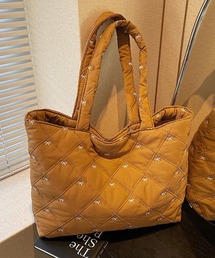 Mignonjour/リボンキルティングトートバッグ M2698