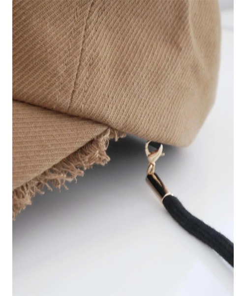 TRUNC（トランクエイティーエイト）の「Strap Fringe Cap（キャップ・レディース・ブラック/ブラウン・FREE）」の13枚目の写真