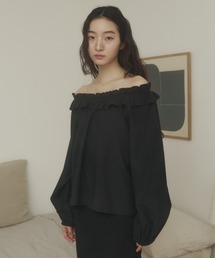 REMOON（リムーン）の「マルチウェイ オフショルダーフリルブラウス（シャツ/ブラウス）」