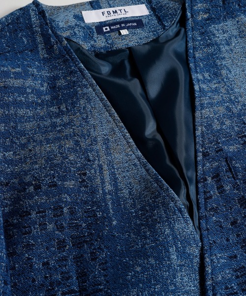 FDMTL/ファンダメンタル/BORO JAQUARD JACKET RINSE