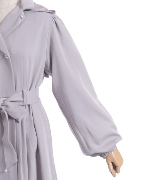 axes femme（アクシーズファム）の「フード付トレンチコート（トレンチコート・レディース・ベージュ/ラベンダー/ブラック・FREE）」の13枚目の写真