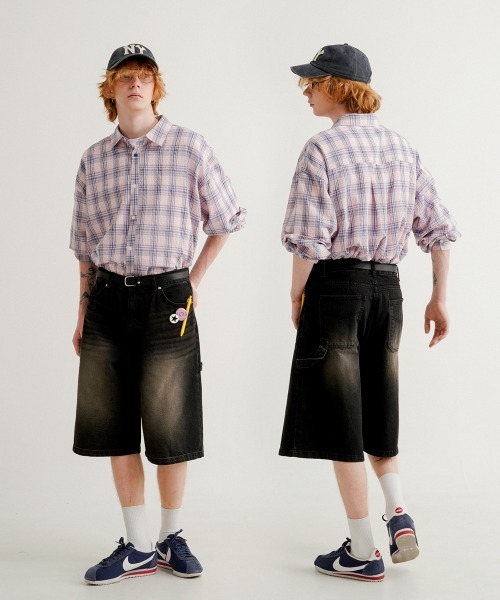 NO NEED（ノーニード）の「【WV PROJECT】seer prime check SH / JJLS7729（シャツ/ブラウス・メンズ・ピンク系・M/L/LL）」の8枚目の写真