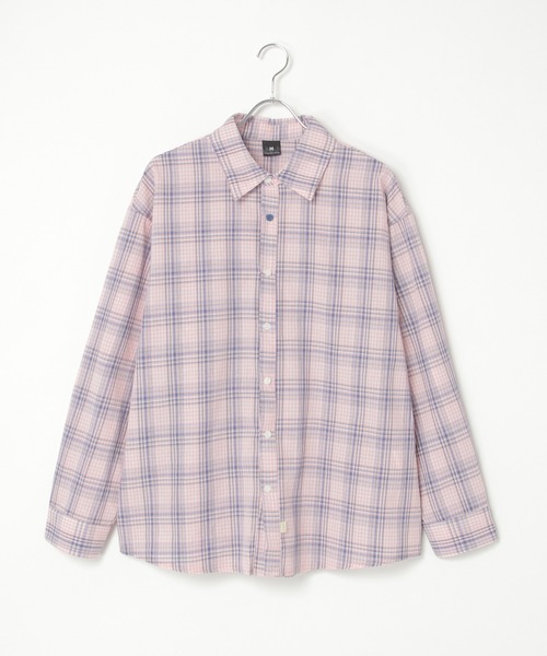 NO NEED（ノーニード）の「【WV PROJECT】seer prime check SH / JJLS7729（シャツ/ブラウス・メンズ・ピンク系・M/L/LL）」の11枚目の写真