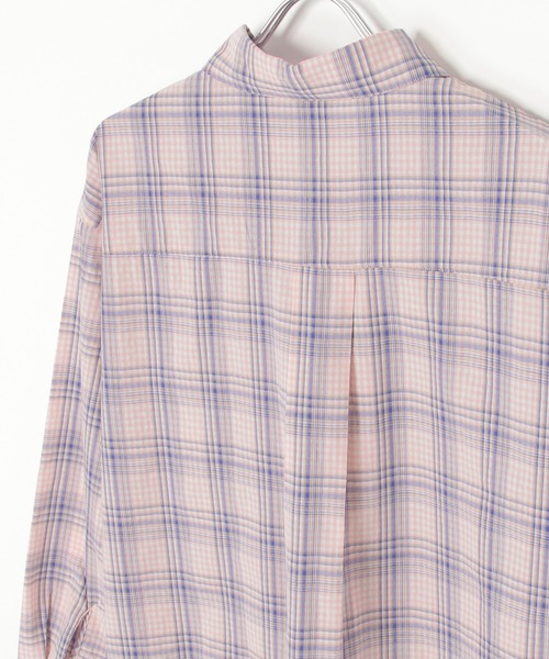NO NEED（ノーニード）の「【WV PROJECT】seer prime check SH / JJLS7729（シャツ/ブラウス・メンズ・ピンク系・M/L/LL）」の14枚目の写真