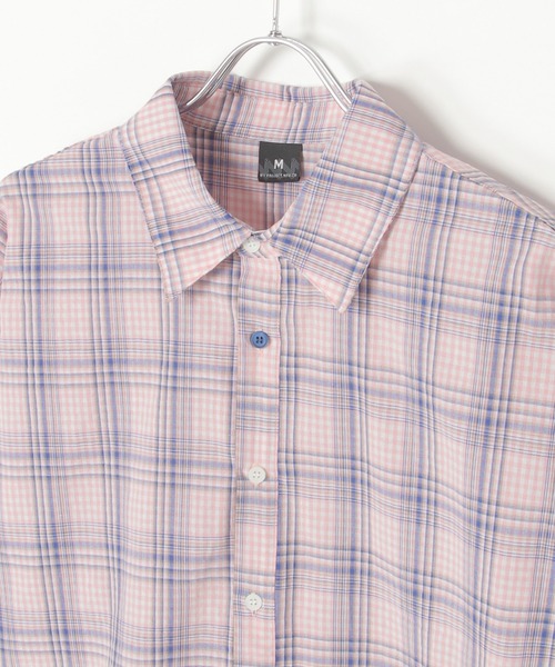 NO NEED（ノーニード）の「【WV PROJECT】seer prime check SH / JJLS7729（シャツ/ブラウス・メンズ・ピンク系・M/L/LL）」の15枚目の写真