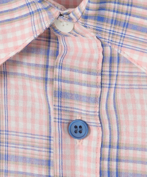 NO NEED（ノーニード）の「【WV PROJECT】seer prime check SH / JJLS7729（シャツ/ブラウス・メンズ・ピンク系・M/L/LL）」の20枚目の写真