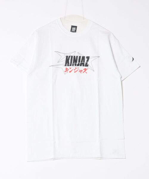 ARCHIVER(アーカイバ)の「【RS】【KINJAZ】Graphic T(Tシャツ/カットソー・メンズ・ホワイト/ブラック・MEDIUM/LARGE)」の1枚目の写真
