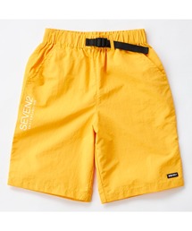 SEVEN2（セブンツー）の「SEVEN2 セブン2 ショートパンツ ブランドロゴ ナイロン速乾 ウェビングベルト付き ハーフパンツ 140～160cm（その他パンツ）」