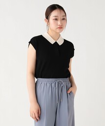 ニットソー ポロ