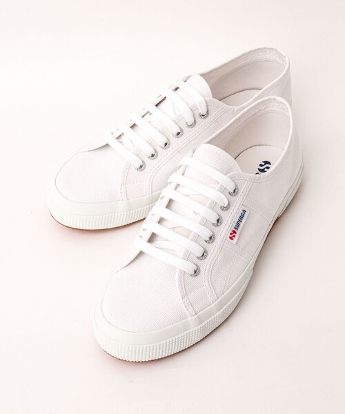SUPERGA（スペルガ）の「【SUPERGA/スペルガ】2750 COTU CLASSIC（スニーカー・メンズ・ホワイト/ブラック・40/41/42/43）」の2枚目の写真