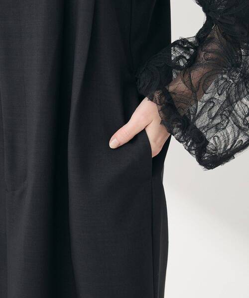 Green Parks(グリーンパークス)の「ベアトップジャンスカ(ジャンパースカート・レディース・ブラック/ベージュ・FREE)」の12枚目の写真