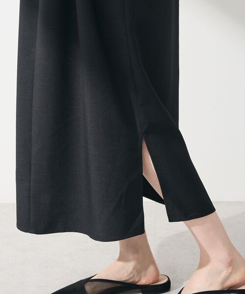 Green Parks(グリーンパークス)の「ベアトップジャンスカ(ジャンパースカート・レディース・ブラック/ベージュ・FREE)」の13枚目の写真