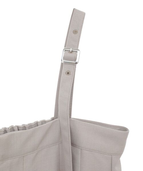 Green Parks(グリーンパークス)の「ベアトップジャンスカ(ジャンパースカート・レディース・ブラック/ベージュ・FREE)」の17枚目の写真